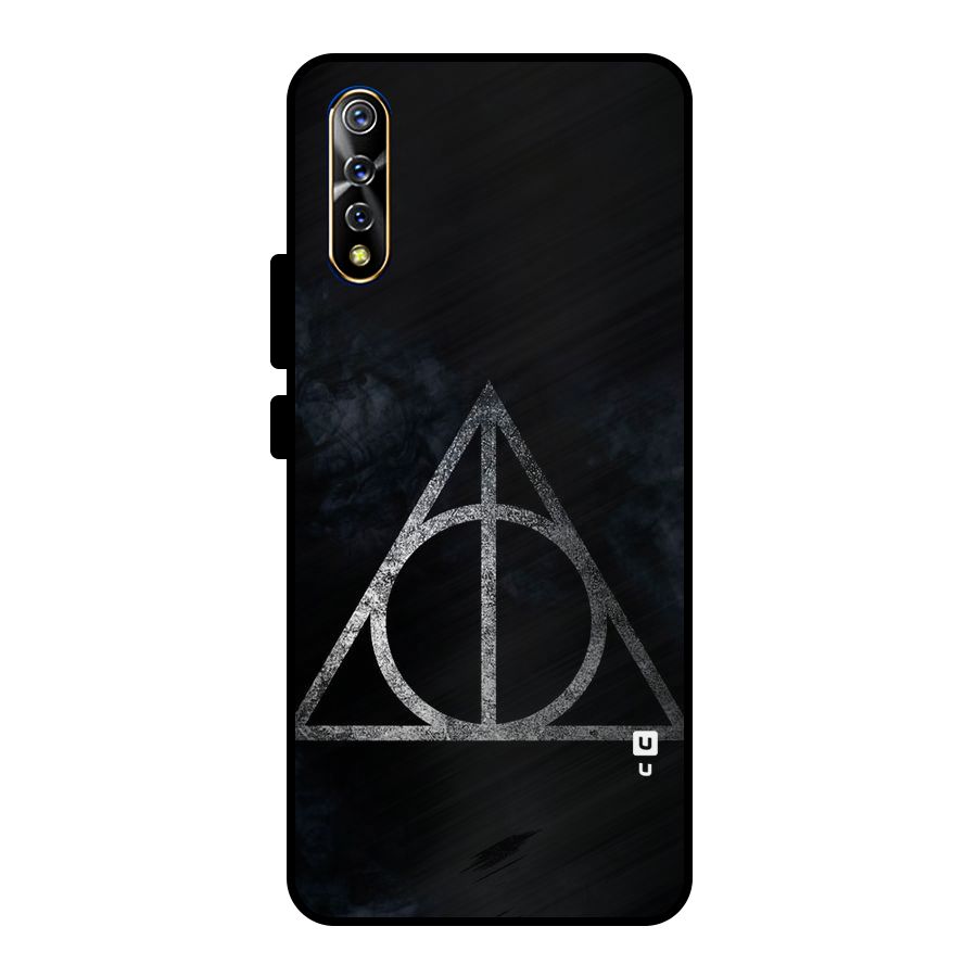 Rugged Triangle Design Metal Back Case for Vivo S1