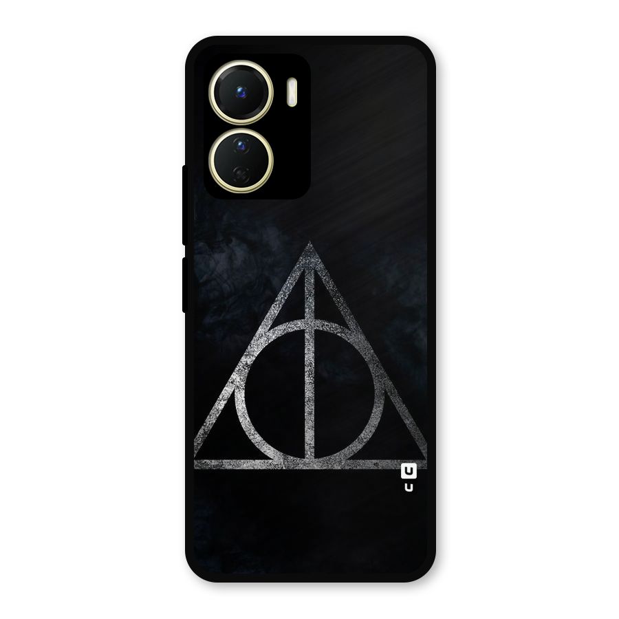 Rugged Triangle Design Metal Back Case for Vivo T2x