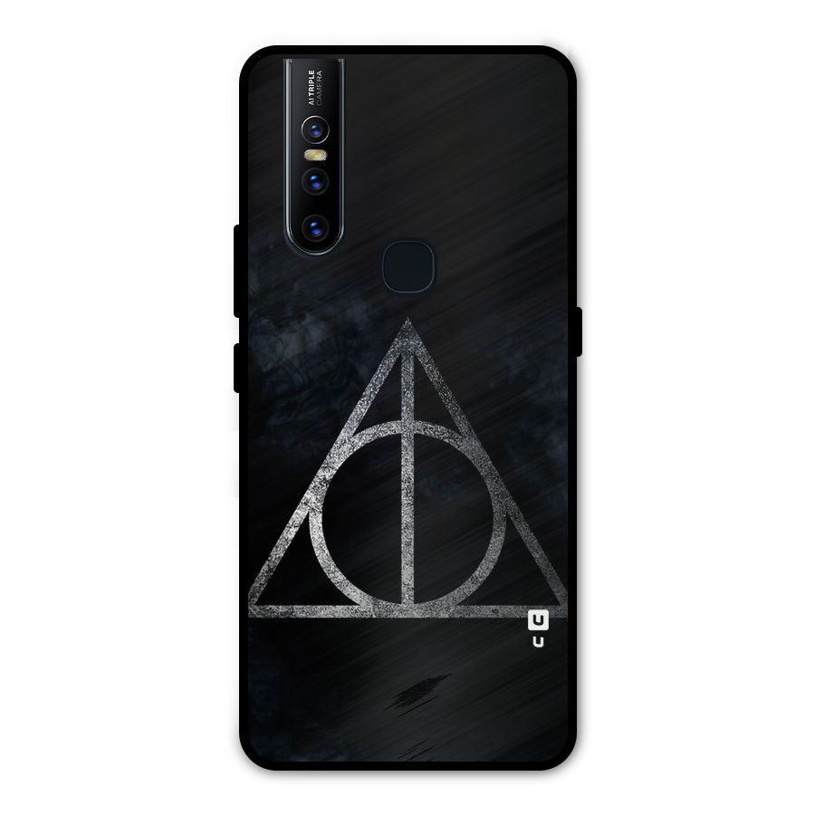 Rugged Triangle Design Metal Back Case for Vivo V15