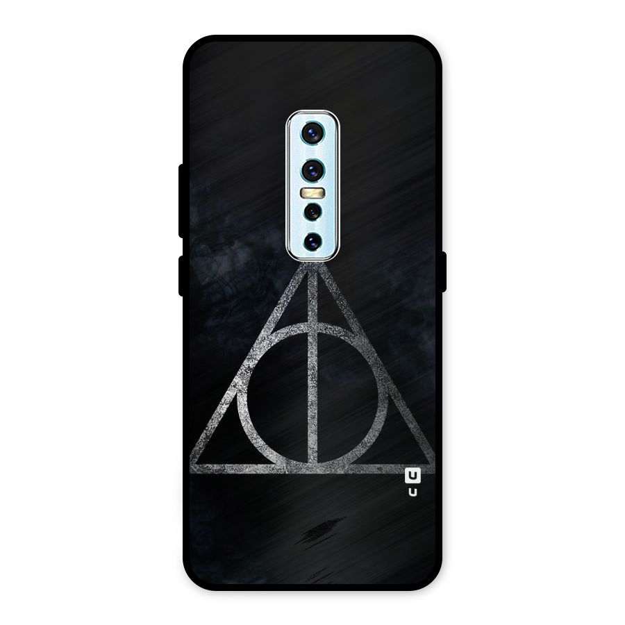 Rugged Triangle Design Metal Back Case for Vivo V17 Pro