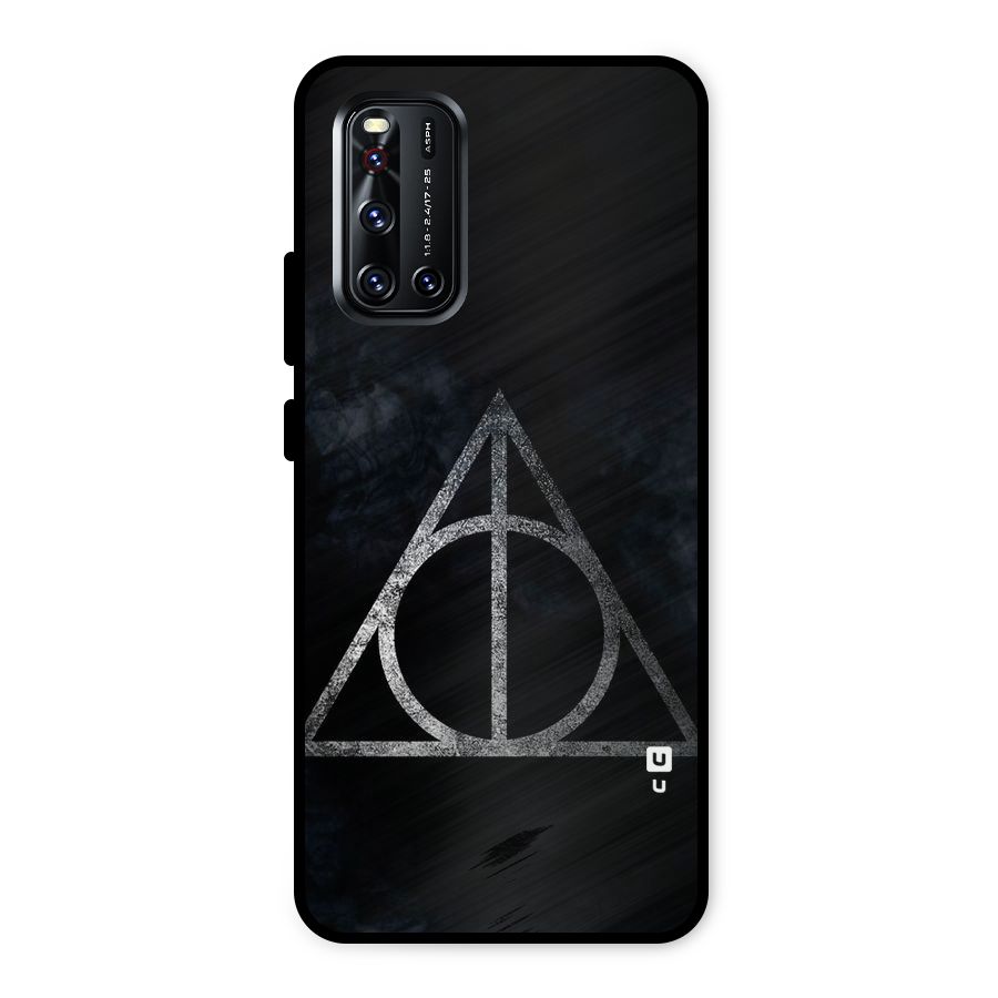 Rugged Triangle Design Metal Back Case for Vivo V19