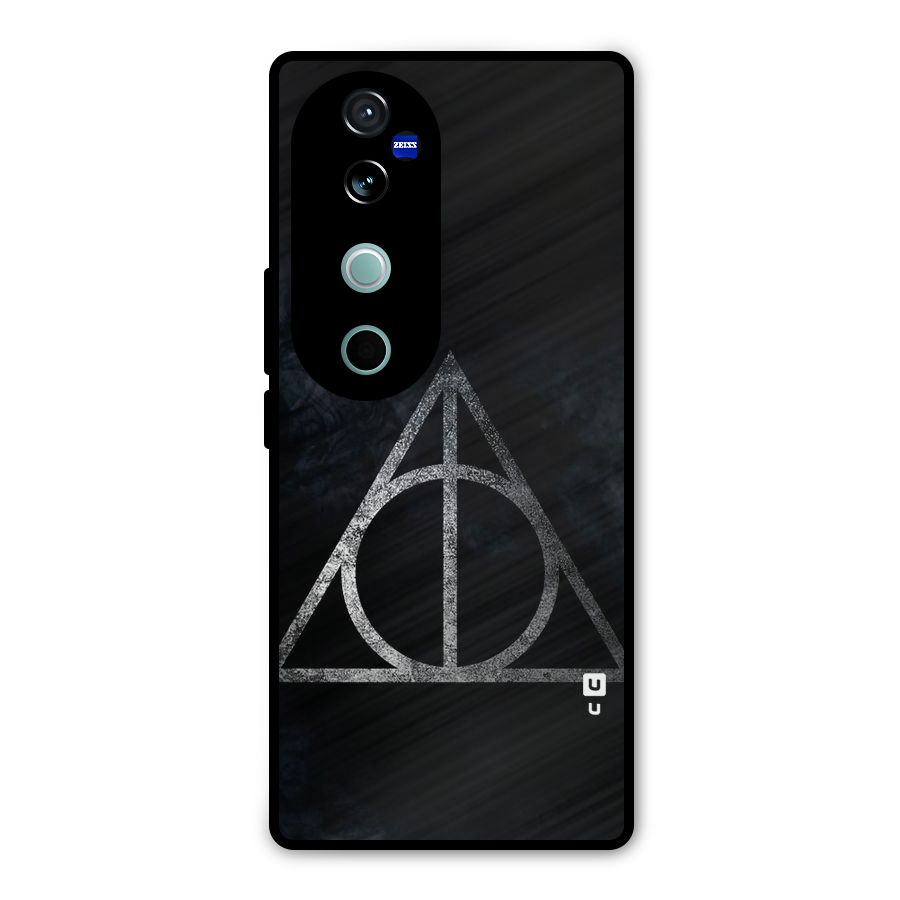 Rugged Triangle Design Metal Back Case for Vivo V40