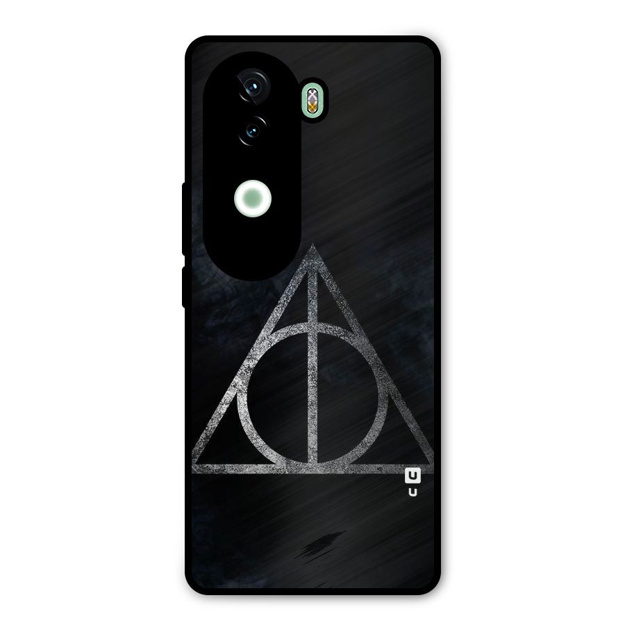 Rugged Triangle Design Metal Back Case for Vivo V40e