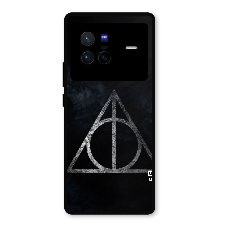 Rugged Triangle Design Metal Back Case for Vivo X80