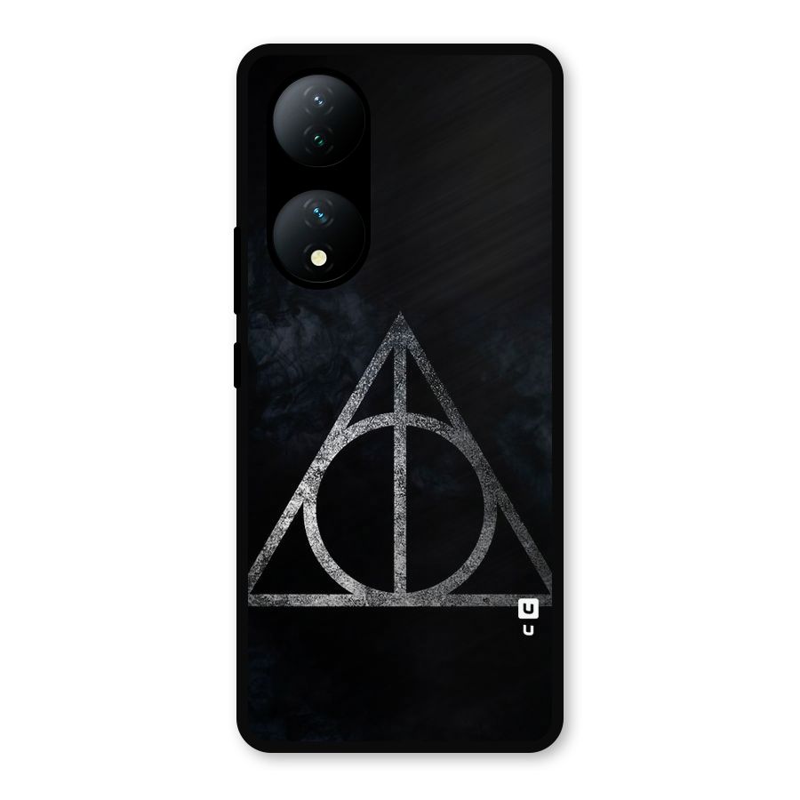Rugged Triangle Design Metal Back Case for Vivo Y100