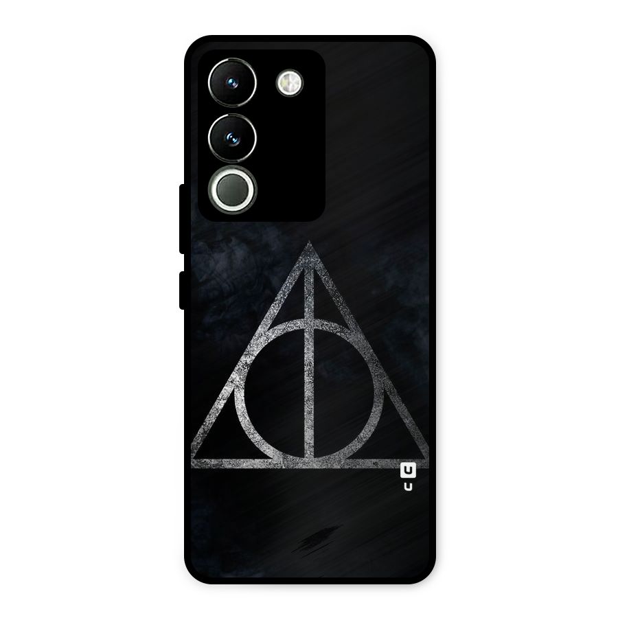 Rugged Triangle Design Metal Back Case for Vivo Y200