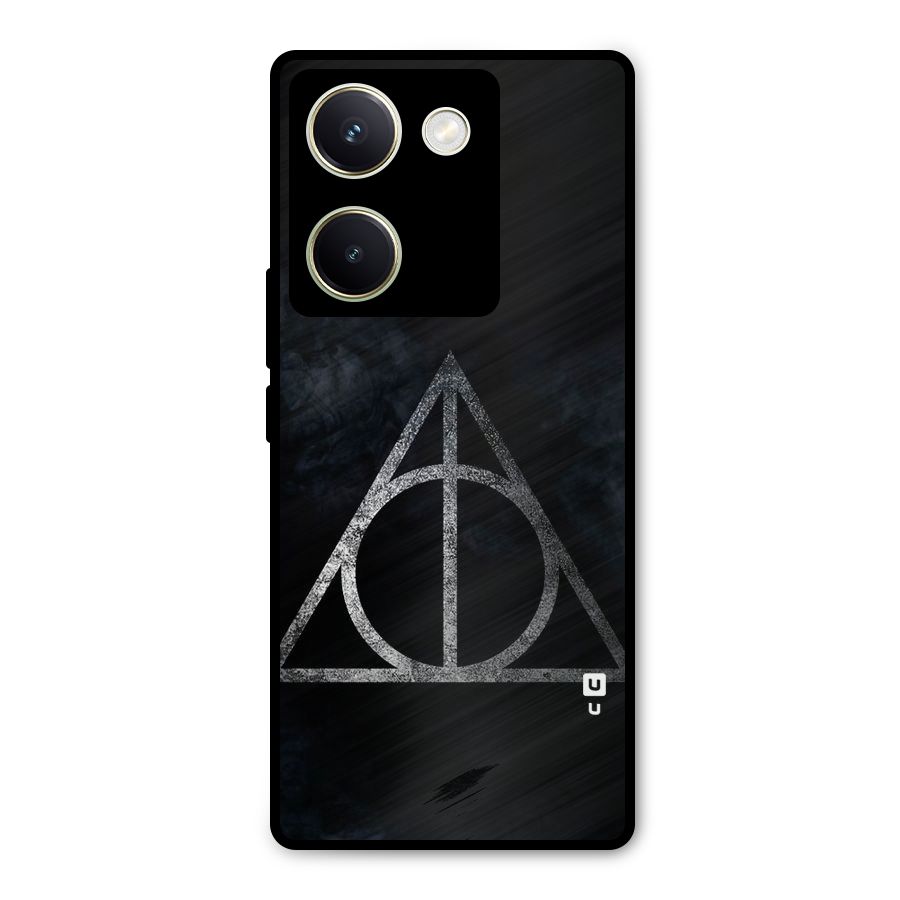 Rugged Triangle Design Metal Back Case for Vivo Y200 Pro