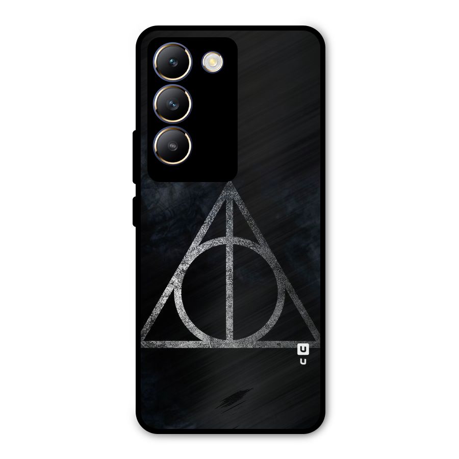 Rugged Triangle Design Metal Back Case for Vivo Y200e