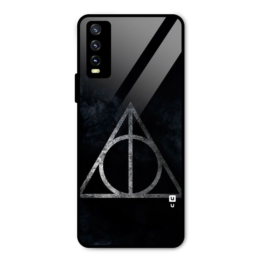 Rugged Triangle Design Metal Back Case for Vivo Y20g