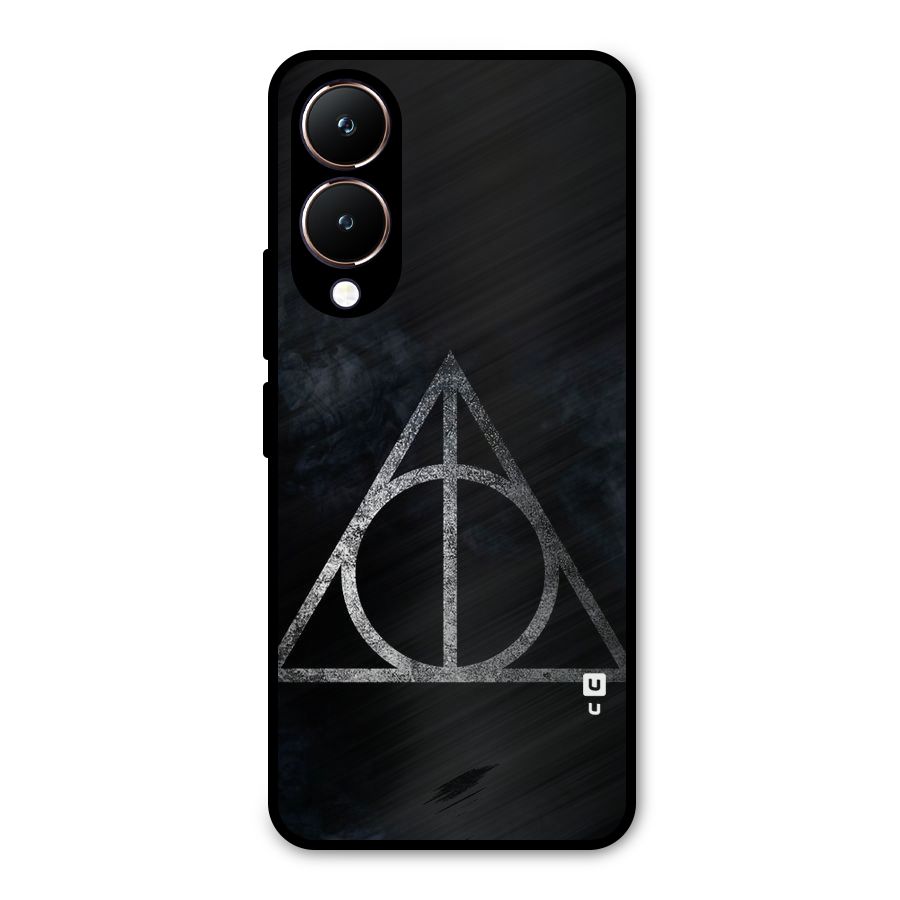 Rugged Triangle Design Metal Back Case for Vivo Y28