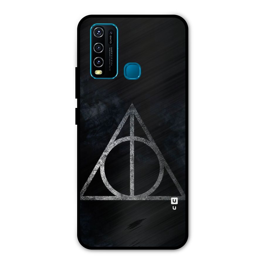 Rugged Triangle Design Metal Back Case for Vivo Y30