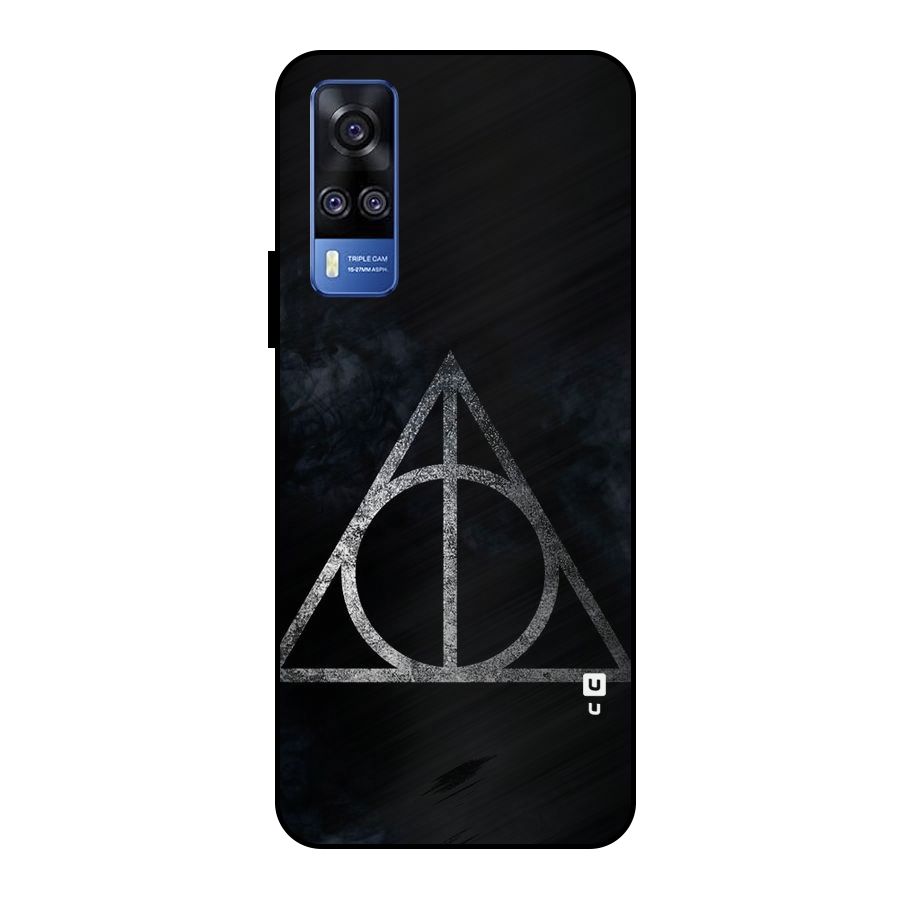 Rugged Triangle Design Metal Back Case for Vivo Y51