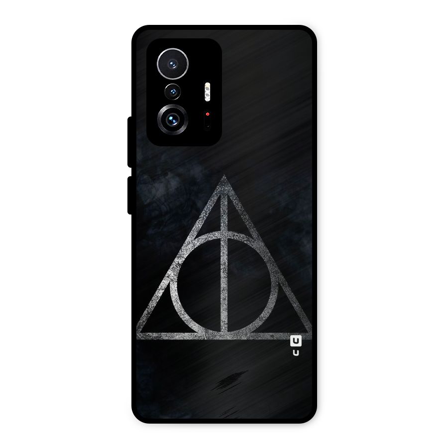 Rugged Triangle Design Metal Back Case for Xiaomi 11T Pro