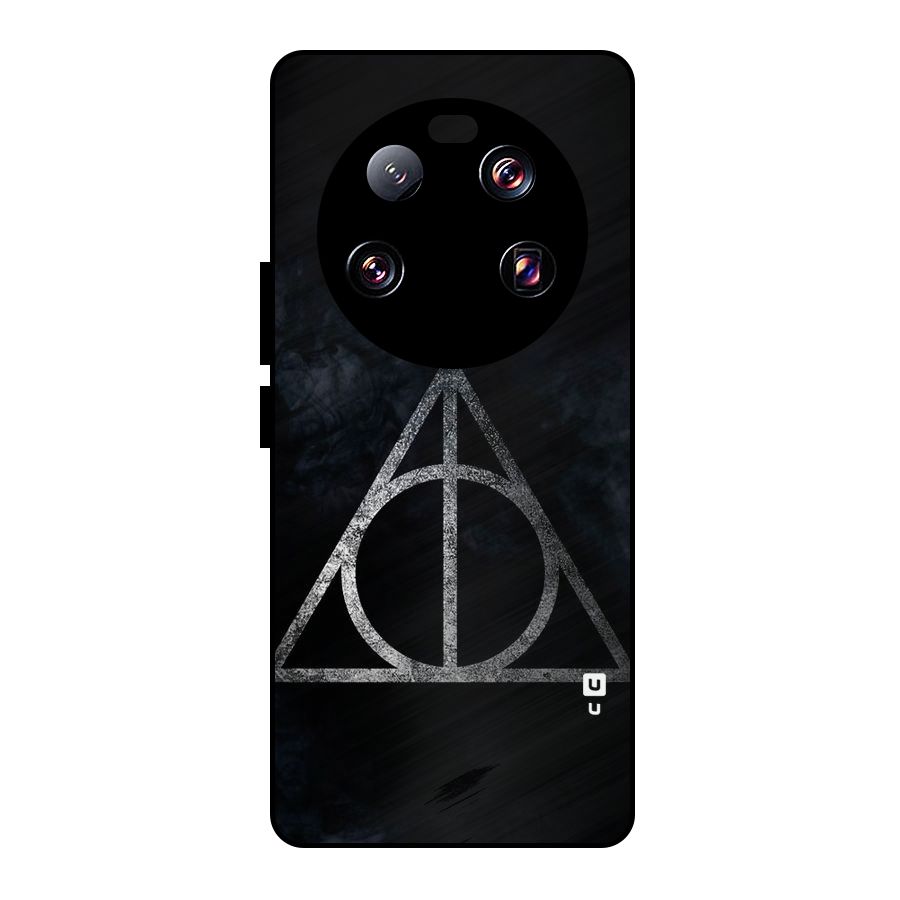 Rugged Triangle Design Metal Back Case for Xiaomi 13 Ultra