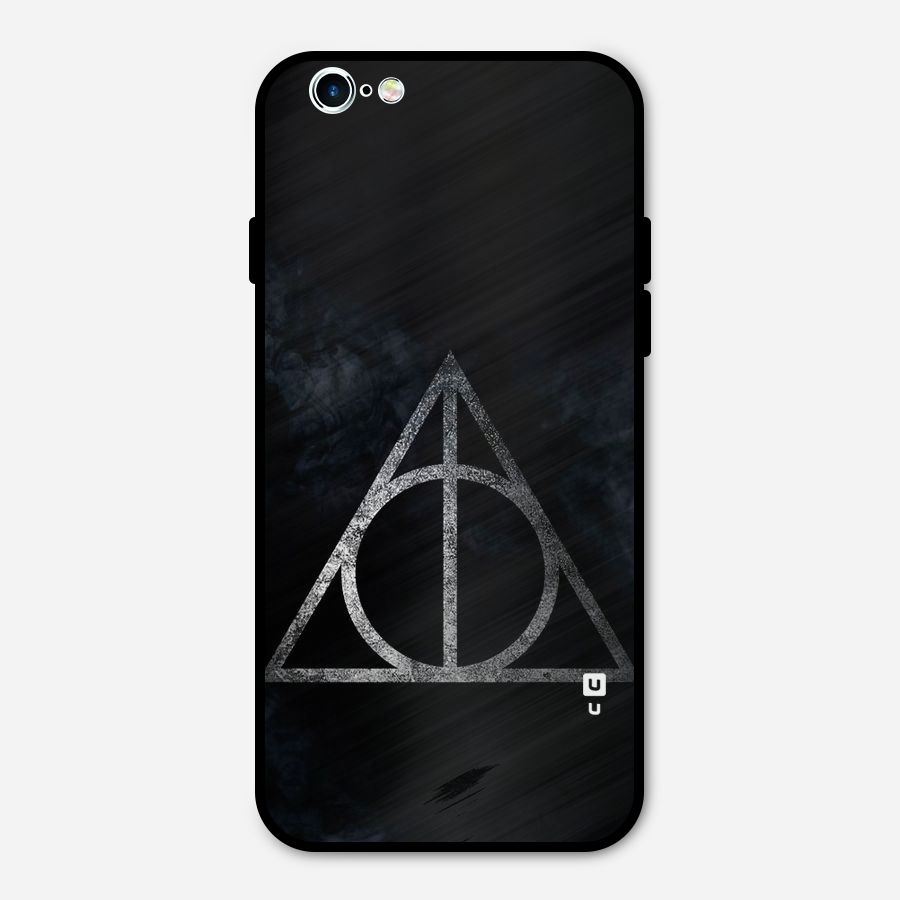 Rugged Triangle Design Metal Back Case for iPhone 6 6s