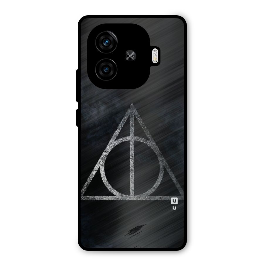 Rugged Triangle Design Metal Back Case for iQOO Neo 10R