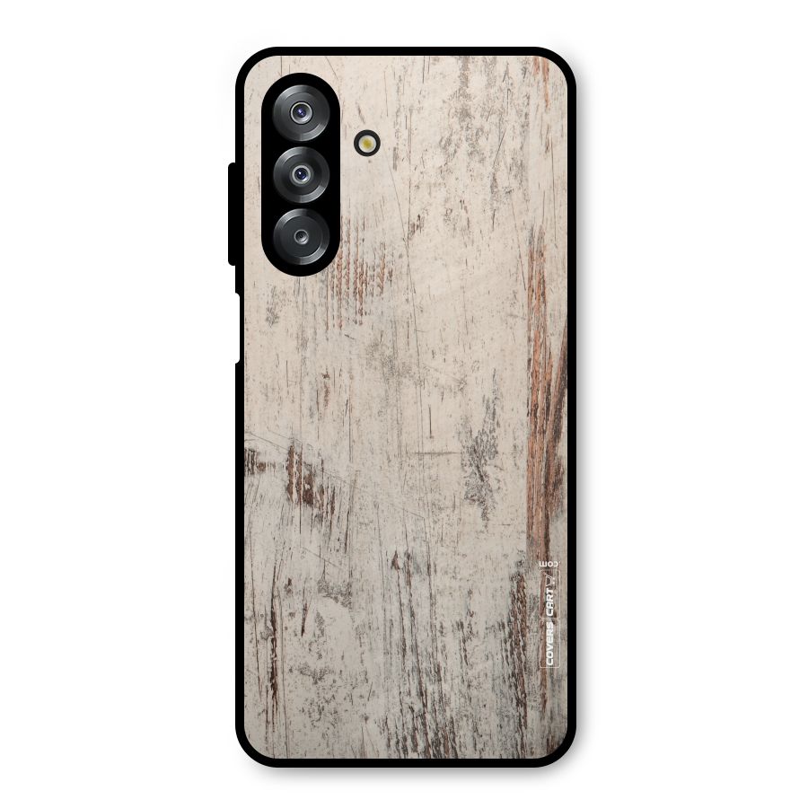 Rugged Wooden Texture Metal Back Case for Galaxy A26