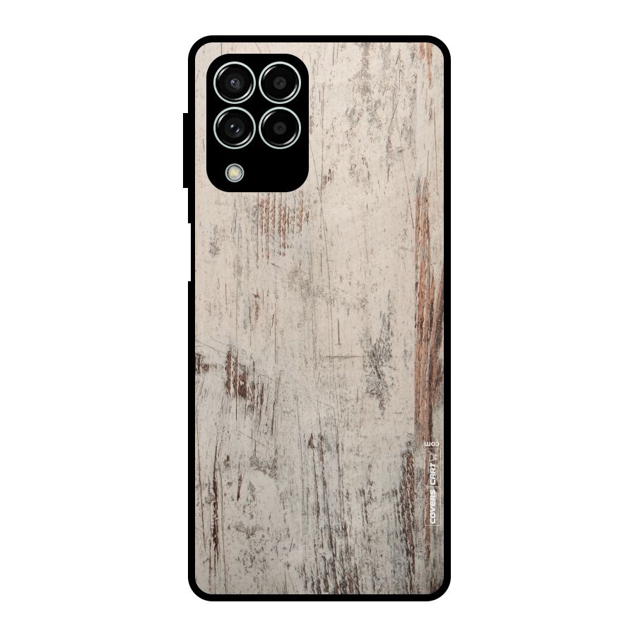 Rugged Wooden Texture Metal Back Case for Galaxy M33