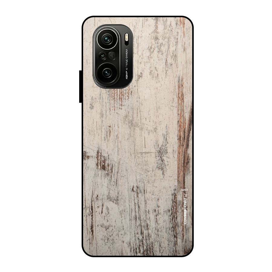 Rugged Wooden Texture Metal Back Case for Mi 11X Pro