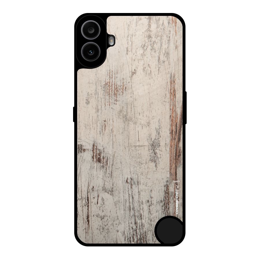 Rugged Wooden Texture Metal Back Case for Nothing CMF Phone 1