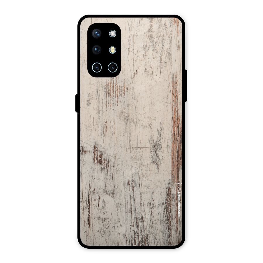 Rugged Wooden Texture Metal Back Case for OnePlus 9R