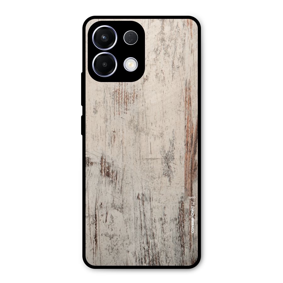 Rugged Wooden Texture Metal Back Case for Oppo K13