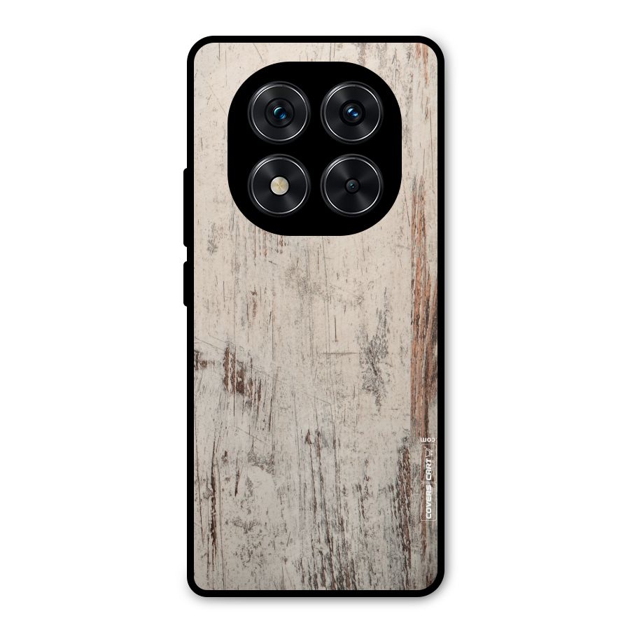 Rugged Wooden Texture Metal Back Case for Poco X7