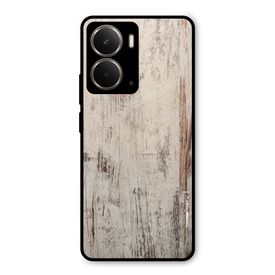 Rugged Wooden Texture Metal Back Case for Realme P3