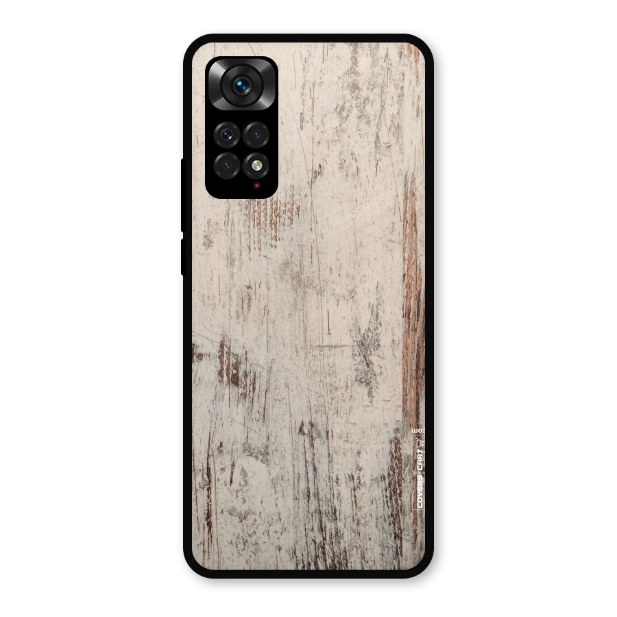 Rugged Wooden Texture Metal Back Case for Redmi Note 11s