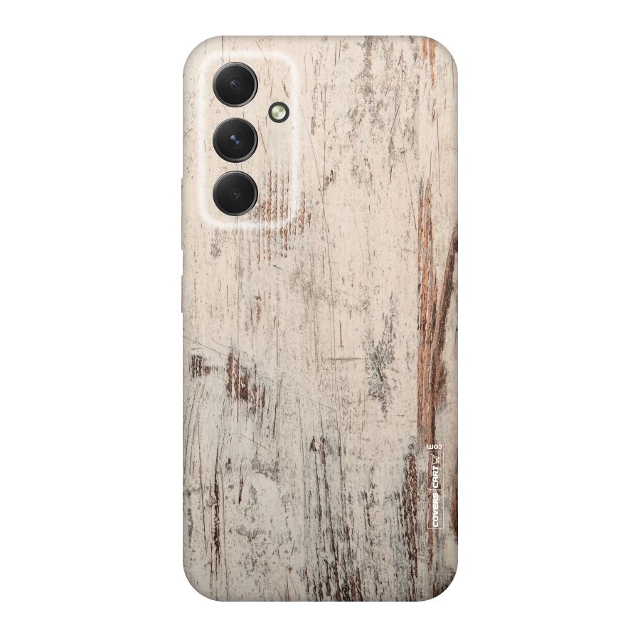 Rugged Wooden Texture Original Polycarbonate Back Case for Galaxy A54