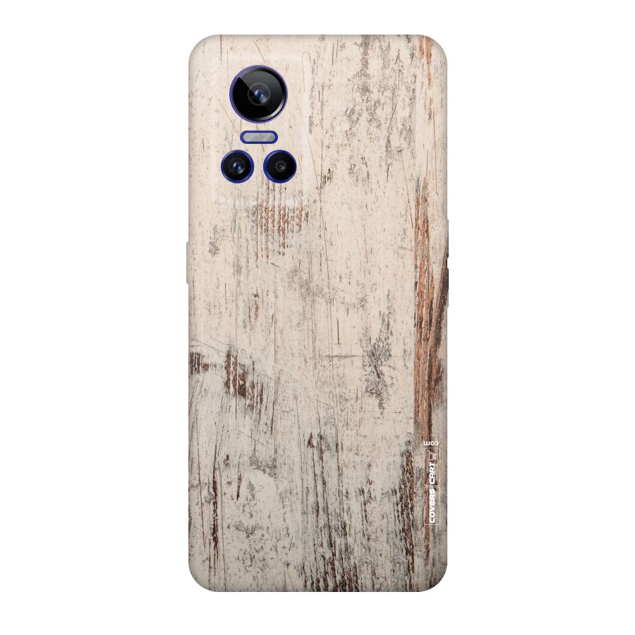 Rugged Wooden Texture Original Polycarbonate Back Case for Realme GT Neo 3
