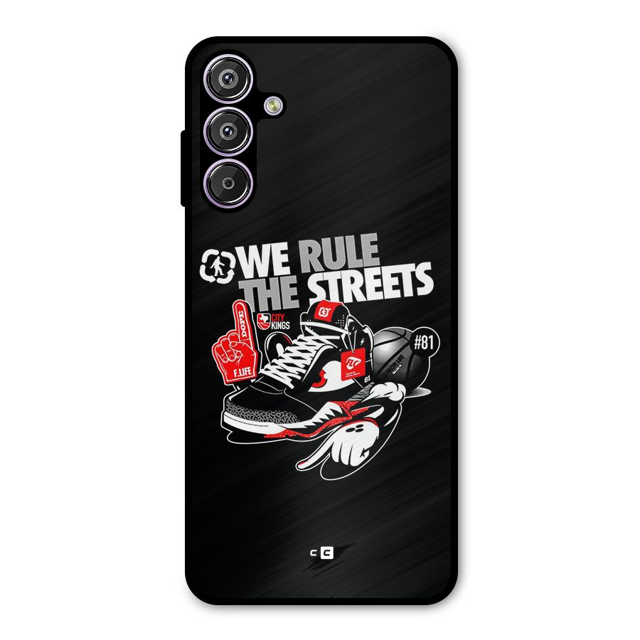 Rule The Streets Metal Back Case for Galaxy M15