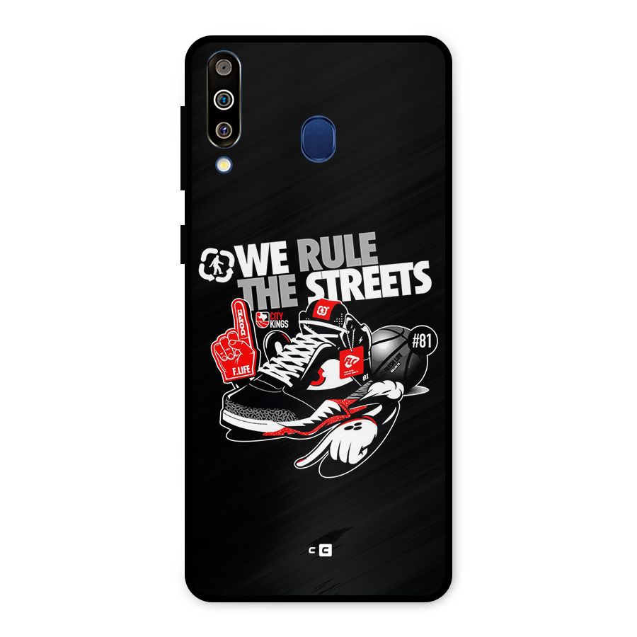 Rule The Streets Metal Back Case for Galaxy M30
