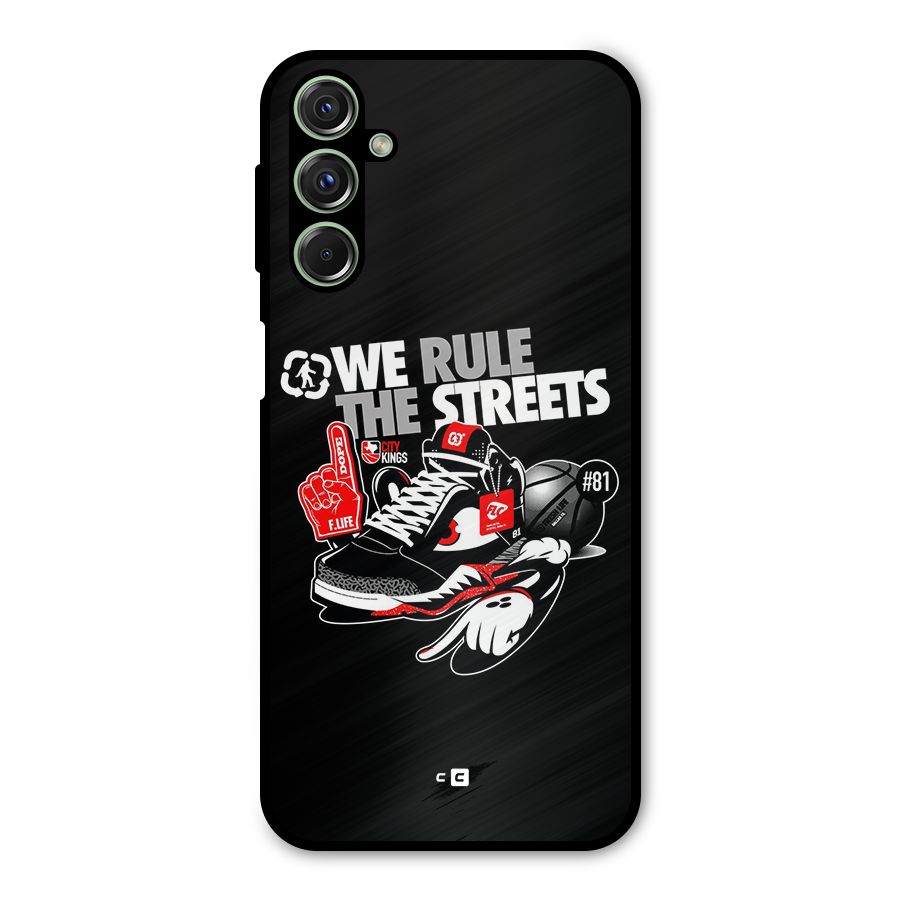 Rule The Streets Metal Back Case for Galaxy M34