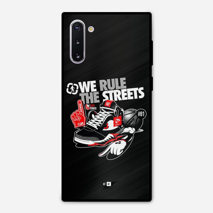 Rule The Streets Metal Back Case for Galaxy Note 10