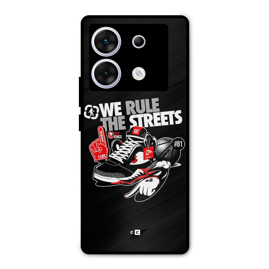 Rule The Streets Metal Back Case for Infinix Zero 30 5G
