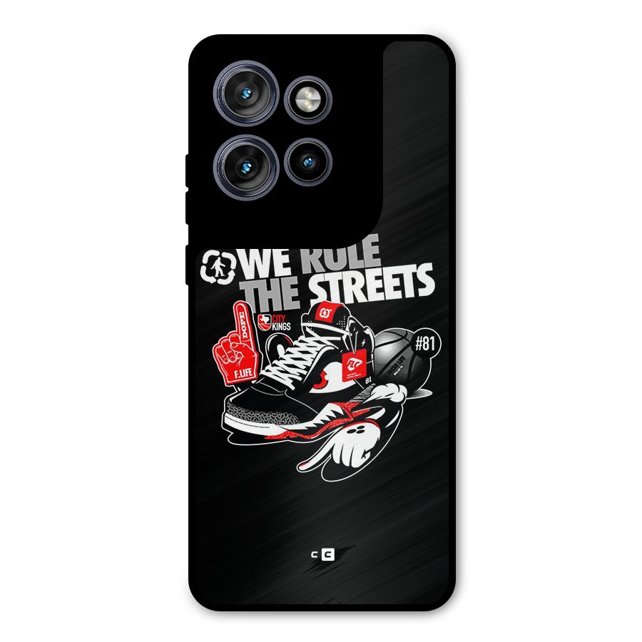 Rule The Streets Metal Back Case for Motorola Edge 50 Neo