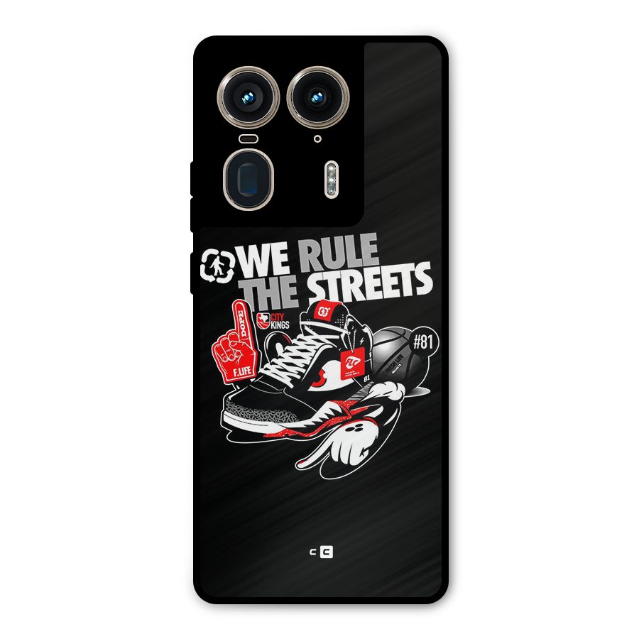 Rule The Streets Metal Back Case for Motorola Edge 50 Ultra