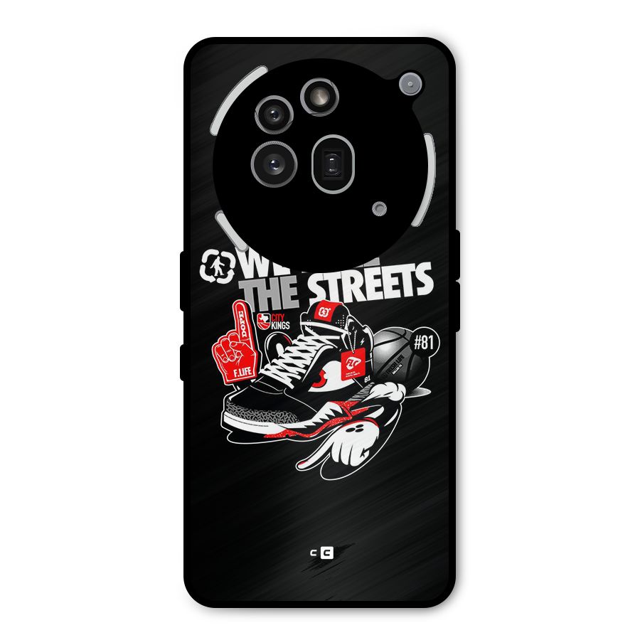 Rule The Streets Metal Back Case for Nothing Phone 3a Pro