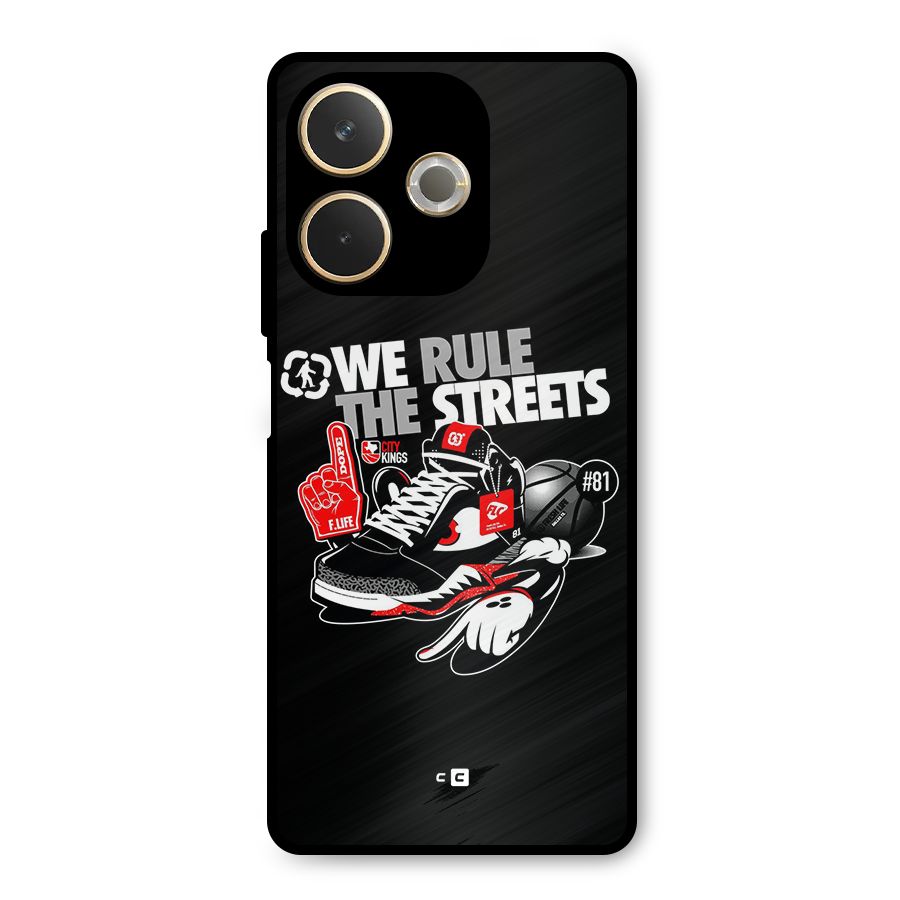 Rule The Streets Metal Back Case for Oppo A5 Pro