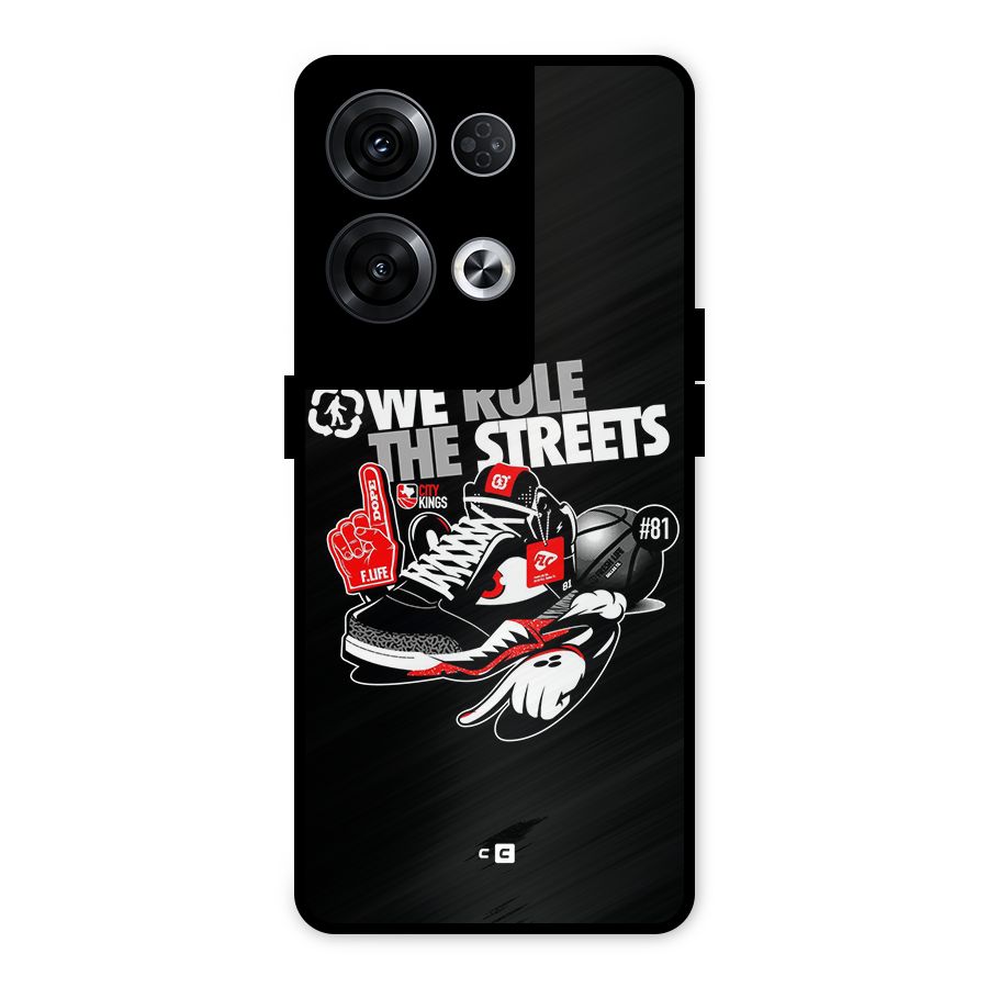 Rule The Streets Metal Back Case for Oppo Reno8 Pro 5G
