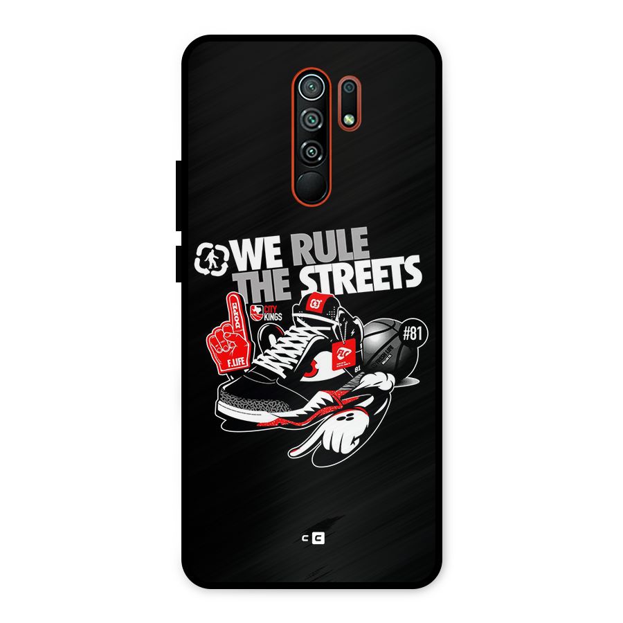 Rule The Streets Metal Back Case for Redmi 9 Prime