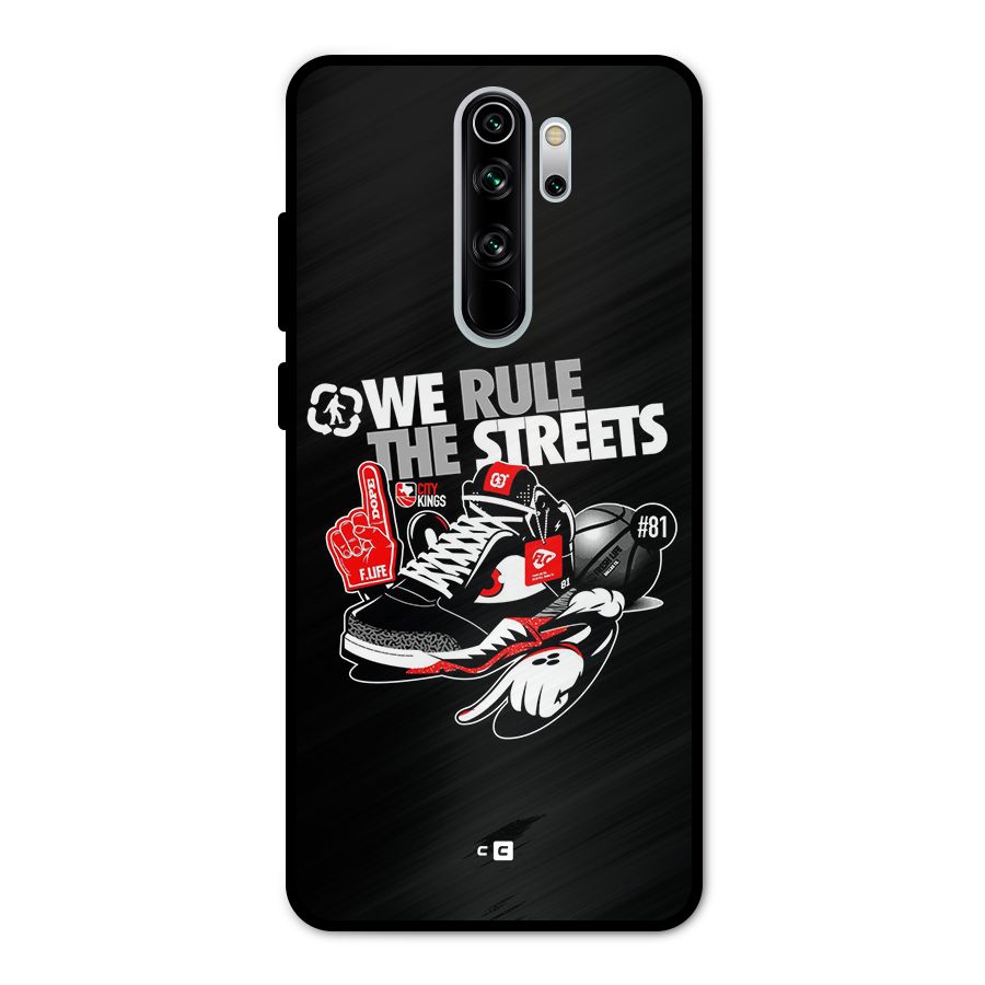 Rule The Streets Metal Back Case for Redmi Note 8 Pro