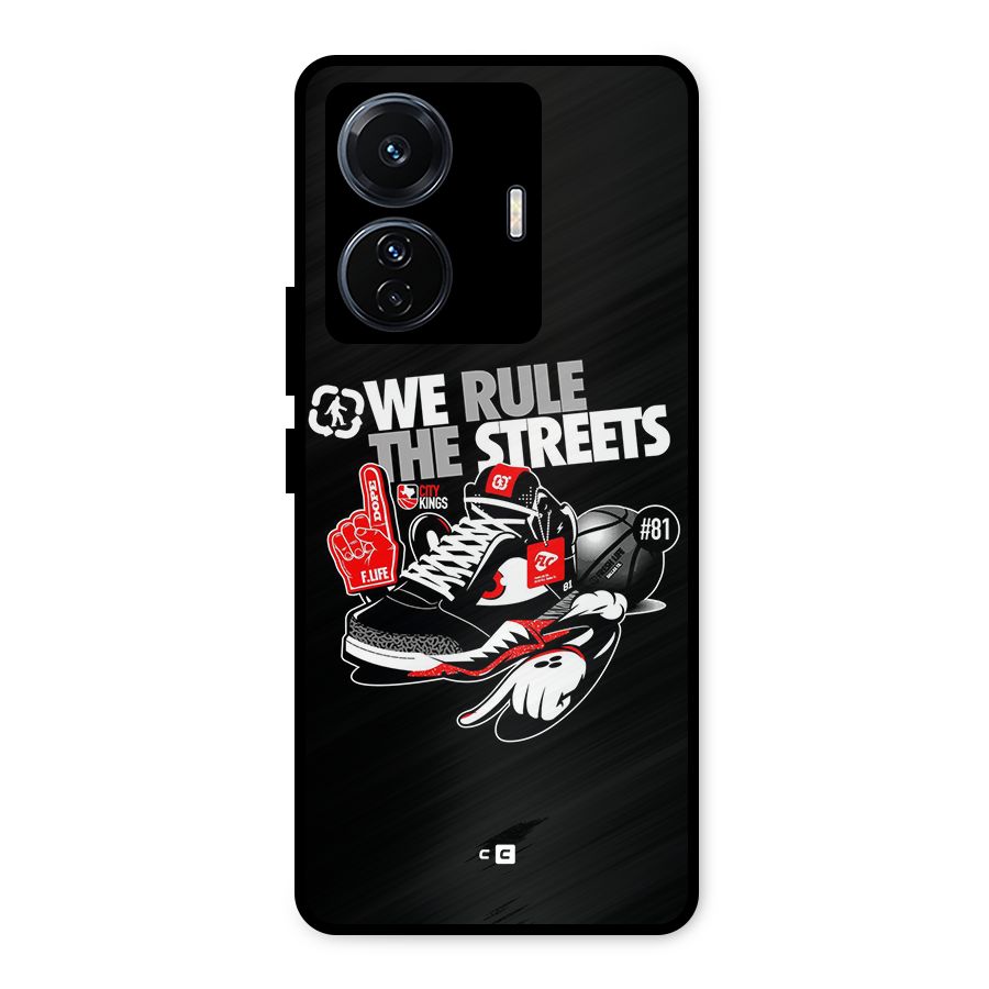 Rule The Streets Metal Back Case for Vivo T1 Pro