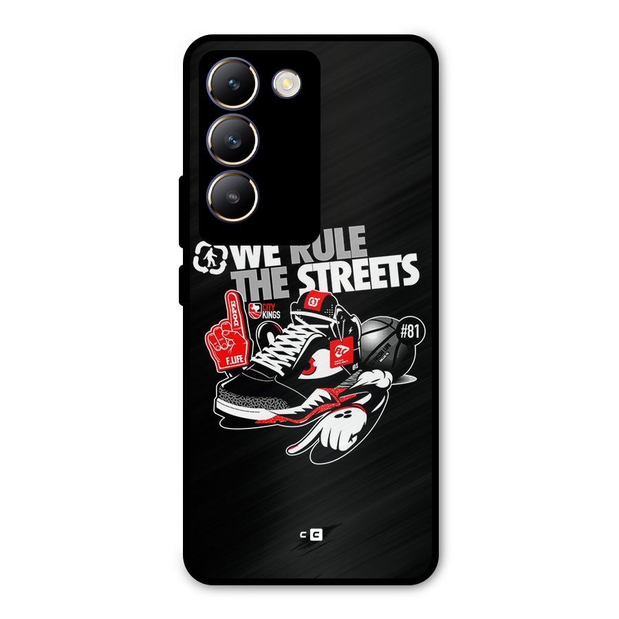 Rule The Streets Metal Back Case for Vivo T3 5G