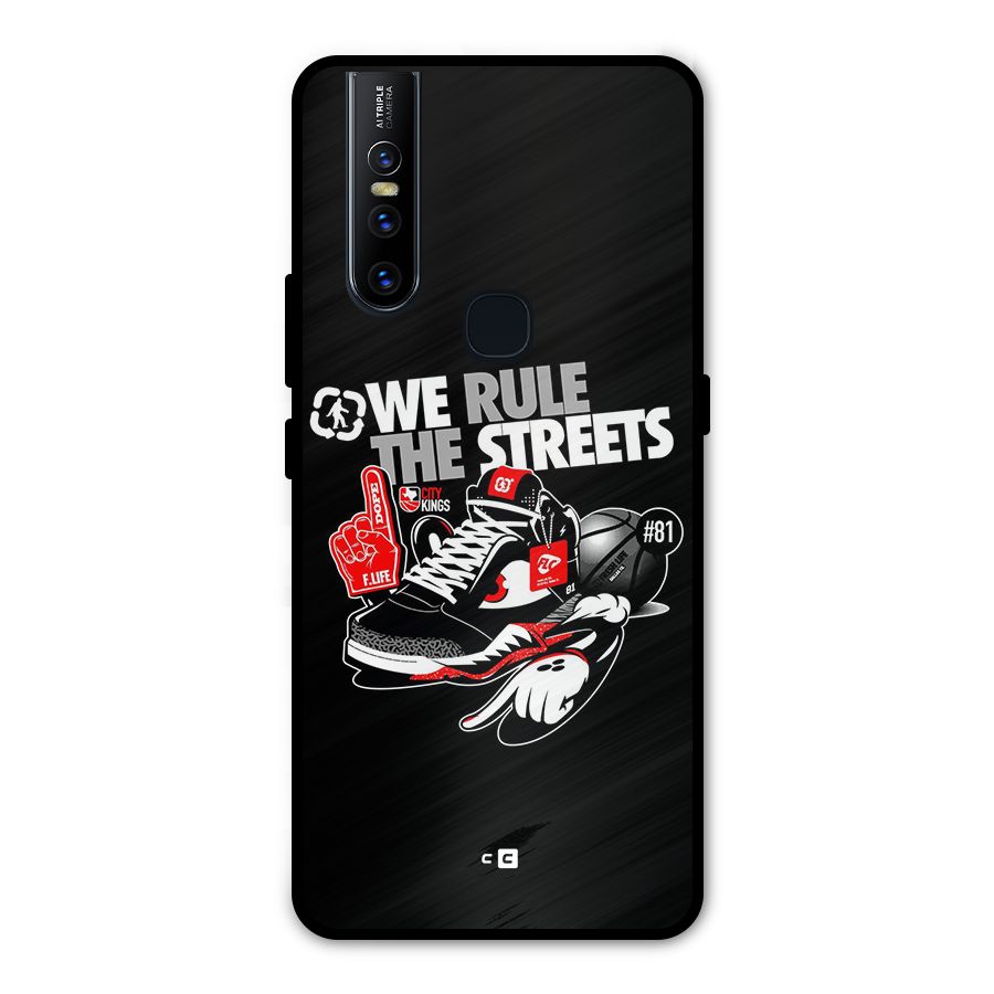 Rule The Streets Metal Back Case for Vivo V15