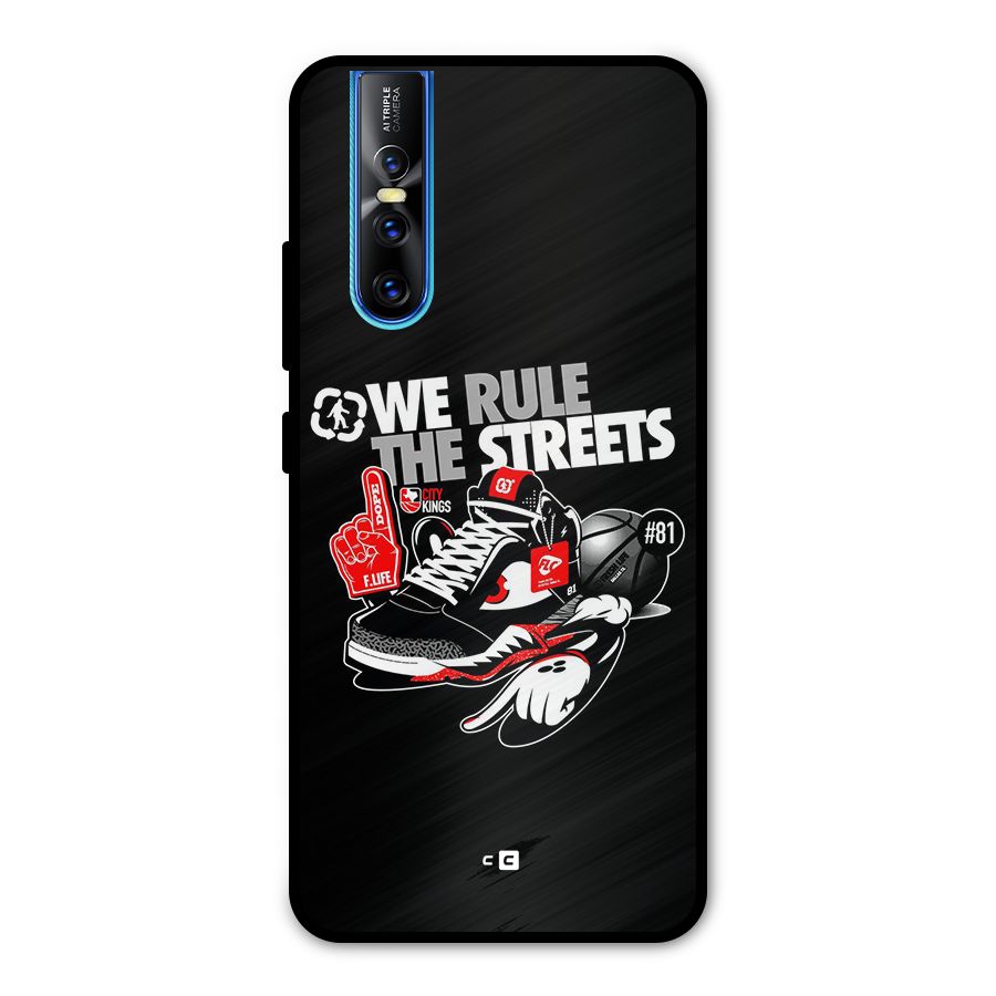 Rule The Streets Metal Back Case for Vivo V15 Pro