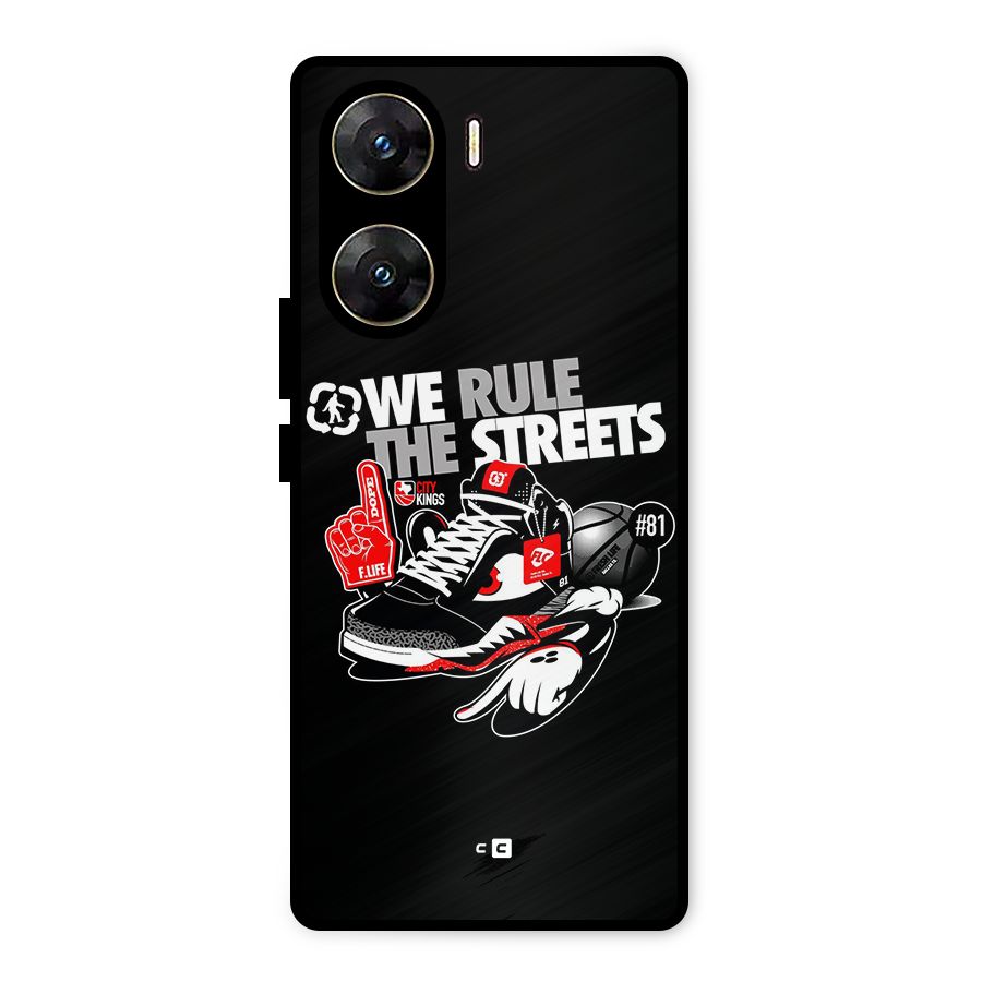 Rule The Streets Metal Back Case for Vivo V29e