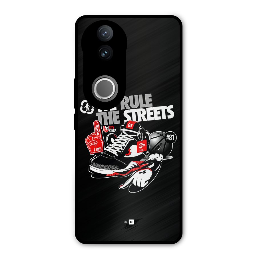 Rule The Streets Metal Back Case for Vivo V50