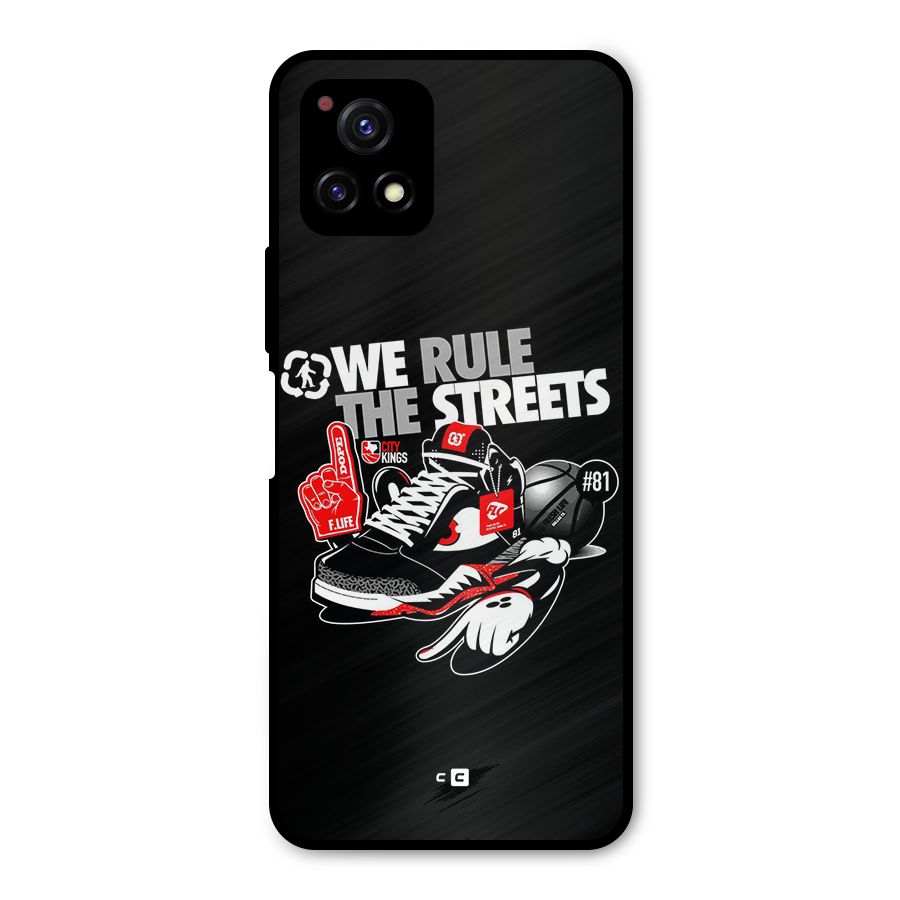 Rule The Streets Metal Back Case for Vivo Y72 5G